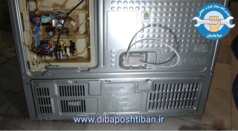 آموزش سرویس کندانسور یخچال فریزر ساید بای ساید سامسونگ