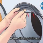 آموزش تعویض لاستیک دور درب ماشین لباسشویی