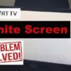 علت سفید شدن صفحه نمایش تلویزیون ال جی