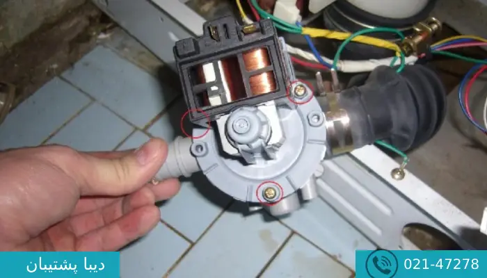 ارور e18 لباسشویی بوش