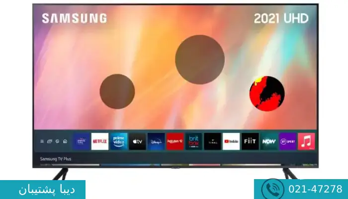علت لکه‌های سیاه روی صفحه تلویزیون