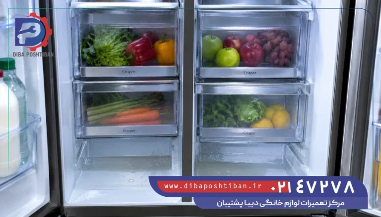 علت تجمع آب در جا میوه ای ساید جنرال الکتریک